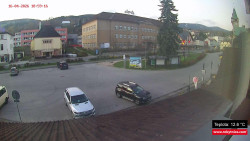 Střed obce Rokytnice nad Jizerou