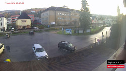 Střed obce Rokytnice nad Jizerou