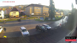 Střed obce Rokytnice nad Jizerou