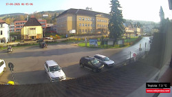 Střed obce Rokytnice nad Jizerou