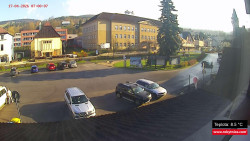 Střed obce Rokytnice nad Jizerou