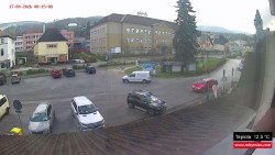 Střed obce Rokytnice nad Jizerou