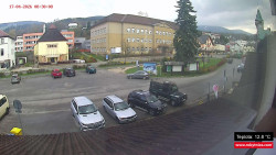 Střed obce Rokytnice nad Jizerou