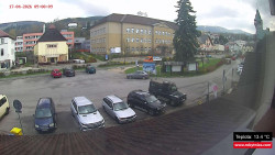 Střed obce Rokytnice nad Jizerou