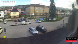 Střed obce Rokytnice nad Jizerou