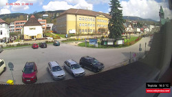 Střed obce Rokytnice nad Jizerou