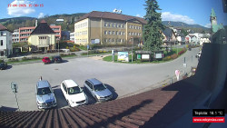 Střed obce Rokytnice nad Jizerou