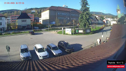 Střed obce Rokytnice nad Jizerou