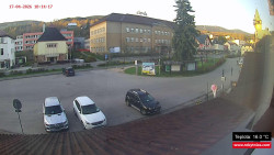 Střed obce Rokytnice nad Jizerou