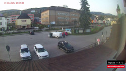 Střed obce Rokytnice nad Jizerou