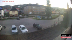 Střed obce Rokytnice nad Jizerou