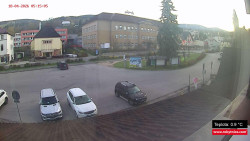 Střed obce Rokytnice nad Jizerou