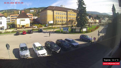 Střed obce Rokytnice nad Jizerou