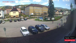 Střed obce Rokytnice nad Jizerou