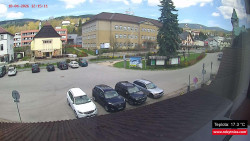 Střed obce Rokytnice nad Jizerou