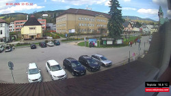 Střed obce Rokytnice nad Jizerou