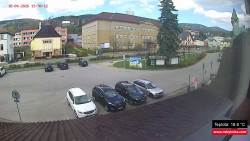 Střed obce Rokytnice nad Jizerou