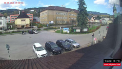 Střed obce Rokytnice nad Jizerou