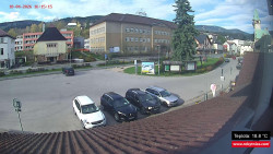 Střed obce Rokytnice nad Jizerou