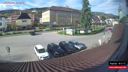 Střed obce Rokytnice nad Jizerou