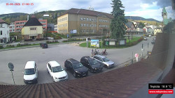 Střed obce Rokytnice nad Jizerou