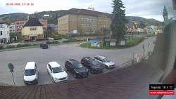 Střed obce Rokytnice nad Jizerou