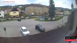 Střed obce Rokytnice nad Jizerou