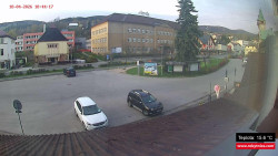 Střed obce Rokytnice nad Jizerou