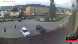 Střed obce Rokytnice nad Jizerou