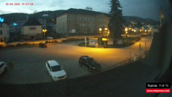 Střed obce Rokytnice nad Jizerou