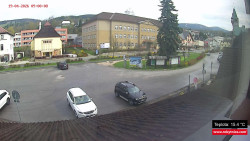 Střed obce Rokytnice nad Jizerou