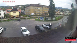 Střed obce Rokytnice nad Jizerou