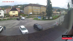 Střed obce Rokytnice nad Jizerou