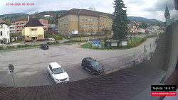 Střed obce Rokytnice nad Jizerou