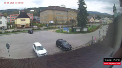 Střed obce Rokytnice nad Jizerou