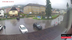 Střed obce Rokytnice nad Jizerou