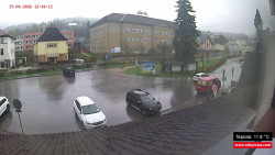 Střed obce Rokytnice nad Jizerou