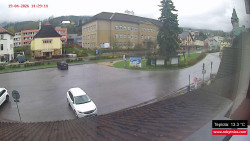 Střed obce Rokytnice nad Jizerou