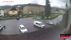 Střed obce Rokytnice nad Jizerou