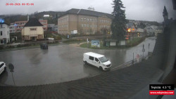 Střed obce Rokytnice nad Jizerou