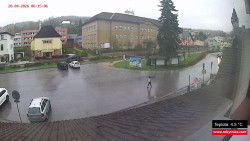 Střed obce Rokytnice nad Jizerou