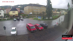 Střed obce Rokytnice nad Jizerou