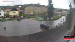 Střed obce Rokytnice nad Jizerou