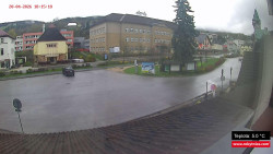 Střed obce Rokytnice nad Jizerou