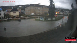 Střed obce Rokytnice nad Jizerou