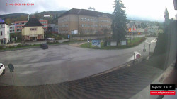 Střed obce Rokytnice nad Jizerou