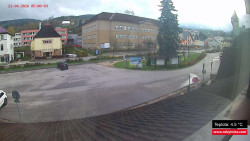 Střed obce Rokytnice nad Jizerou