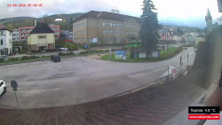 Střed obce Rokytnice nad Jizerou