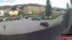 Střed obce Rokytnice nad Jizerou