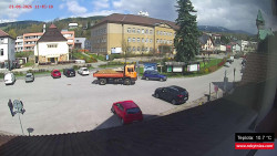 Střed obce Rokytnice nad Jizerou